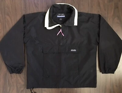 White Sierra Women's Nylon Jacket Lightweight Waterproof Quarter Zip w/Pocket L - Imagem 1 de 4