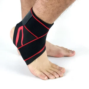 Men Sport Ankle Protective Gear Support Foot Brace Guard Basketball Running - Picture 1 of 12