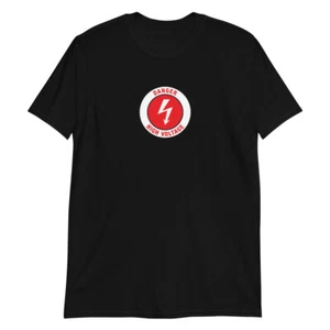 Danger High Voltage Unisex T-Shirt - Picture 1 of 10