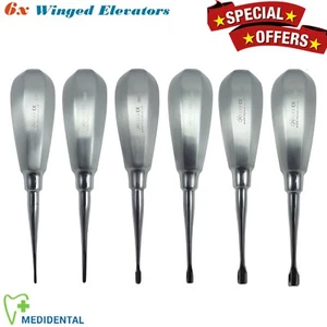 Elevadores dentales alados para herramientas de extracción de dientes instrumentos de luxación veterinaria - Imagen 1 de 8