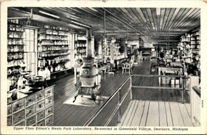 Upper Floor Edison's Menlo Park lab Greenfield Village Dearborn Michigan MI post - Picture 1 of 2