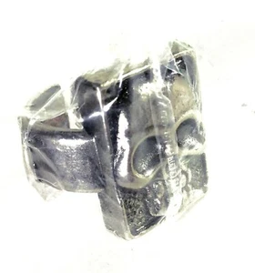 The Phantom Movie Werbe Metall Totenkopf Ring (um 1996) Neu in Verpackung! - Bild 1 von 5