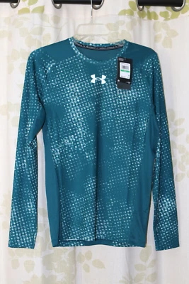 Under Armour Heatgear Compression Men's Long-Sleeve Jersey Tight Shirt NEW L - Image 1 of 3