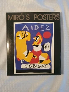 1980 MIRO'S POSTERS HB Coffee Table Book By Jose Corredor-Matheos, Color Images - Picture 1 of 4