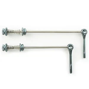 OMNI Racer WORLDS LIGHTEST Race-Lite Titanium Alloy Road Wheel Skewers: 46g GRAY - Picture 1 of 8