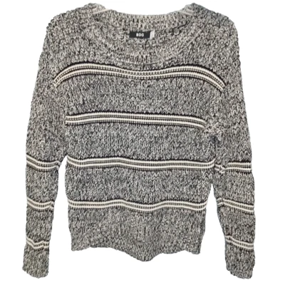BDG Urban Outfitters Sweater Womens Sz XS Pullover Knit Black White Winter Cozy - Image 1 of 4