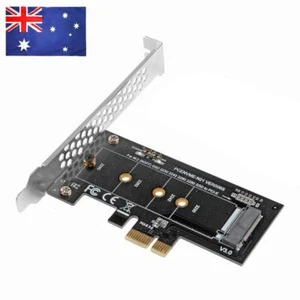 PCI-E 3.0 x4 to M.2 Key Slot Converter Adapter and Low profile brack - Afbeelding 1 van 6