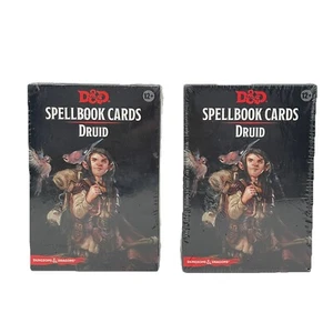 2x Dungeons & Dragons Spellbook Cards Druid Wizards Of The Coast Sealed Yr 2022 - Picture 1 of 6