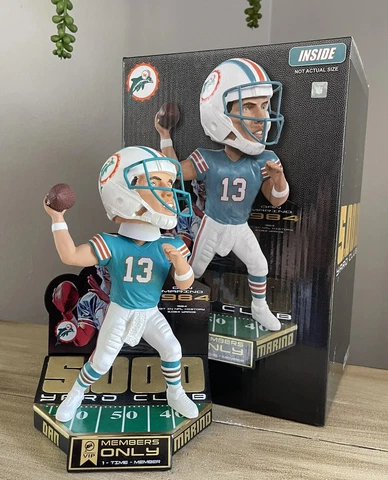 DAN MARINO Miami Dolphins Legend NFL 5,000 Passing Yards QB Club Bobblehead NIB! Cover