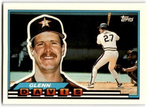 1989 Topps Big #89 Glenn Davis NM Near Mint Astros ID:43817