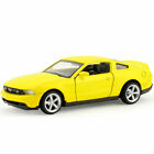 1:43 Scale Ford Mustang GT Model Car Diecast Toy Vehicle Kids Pull Back Yellow