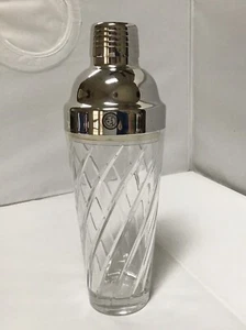 Godinger Cocktail Shaker Deckel, Bombay Company Kristall Shaker (Hochzeitsstück) - Bild 1 von 6