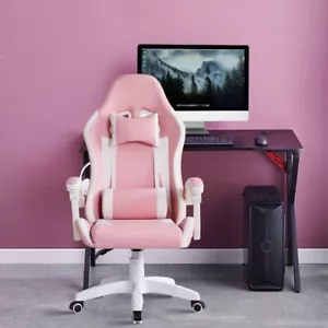 Executive Racing Gaming Stuhl Kunstleder Computer Schreibtisch Stuhl Verstellbar - Bild 1 von 12