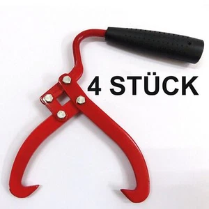 4 x Handpackzange CROSSFER Packzange Holzzange Holzgreifer Tragehilfe Hebezangen - Bild 1 von 1