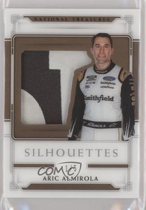 2021 Panini National Treasures Silhouettes Green /5 Aric Almirola #S-AA