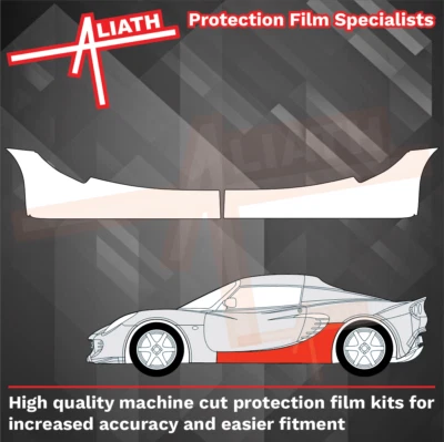 ALIATH Adatto per Lotus Elise S2 davanzale gonna bordo trasparente protezione scheggia pietra pellicola protezione vernice