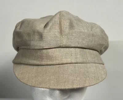 Gorra Kangol Marfil Lino Newsboy Baker Boy UK L/XL NUEVA Foto 1 de 3