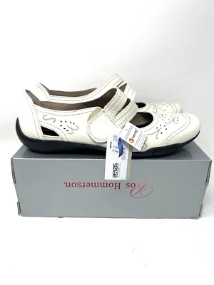 Zapato de vestir plano Mary Jane blanco cuero Chelsea Ros Hommerson para mujer 10,5 W Foto 1 de 4