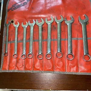 Snap on OEXM 9 Piece Metric Combination Wrench Set 10–18 Mm Excellent Condition - Picture 1 of 4