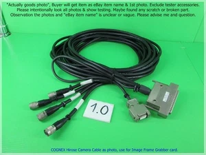 COGNEX Hirose Camera 4 port Cable as photo, for Image Frame Grabber card, set B - Imagen 1 de 12