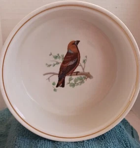Louis Lourioux Le Faune Fireproof Porcelain Birds Casserole Soufflè Dish... - Picture 1 of 8