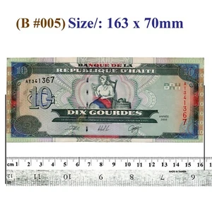 Haiti: Banknote 10 Gourdes Year 2000 P-265a, Prefix AT - Picture 1 of 4