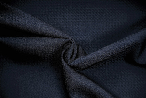 PURA LANA BLUE NERA ROMBO FINE TESSITURA SARTORIA LUSSO MADE IN ITALY DIOR E61