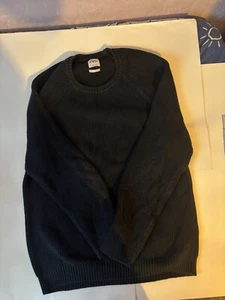 pull grosse maille 100%coton marine Zara taille 42/L - Imagen 1 de 2