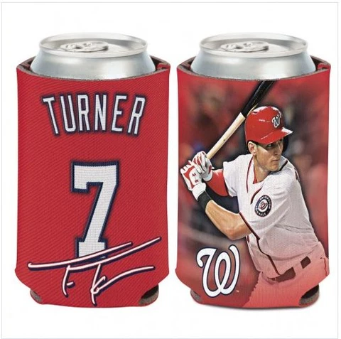 Washington Nationals Can Cooler 12 oz. Trea Turner Koozie Cover