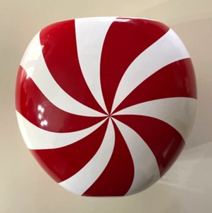 Telaflora Cerámica Navidad Menta Caramelo Tarro Contenedor EC! - Imagen 1 de 5