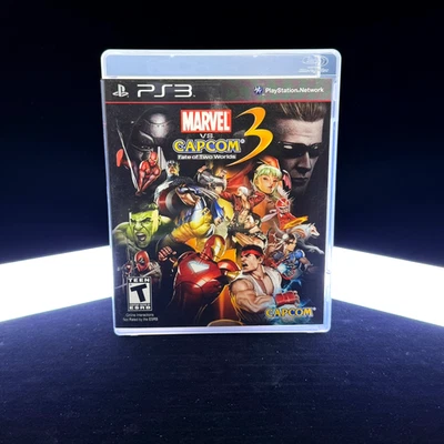 Marvel vs Capcom 3: Fate of Two Worlds (PlayStation 3, 2011) Complete & Tested - Image 1 of 4