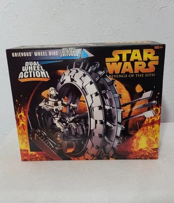 Bicicleta de rueda Star Wars Revenge of the Sith Grievous 2005 Hasbro sin usar, en caja Foto 1 de 4