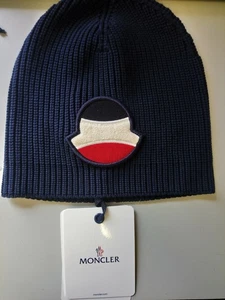 Moncler Berretto Tricot Gorro Azul Marino Hombre - Imagen 1 de 4