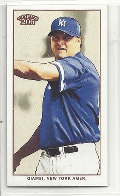 Topps 206 Polar Bear Mini Jason Giambi 2002 lanzamiento 356B Foto 1 de 2