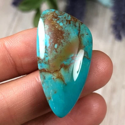 22.85 CTs. Royston Turquoise Cabochon  - Image 1 of 4