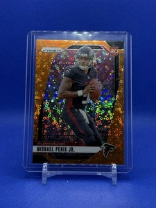 Michael Penix Jr 2024 Panini Prizm Orange Disco Prizm Rookie RC #378 Falcons - Picture 1 of 2