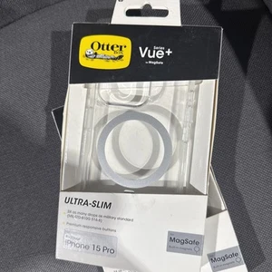 OtterBox Otter BOX Vue+ iPhone 15 Pro Ultra-Slim MagSafe Clear Protective Case - Picture 1 of 2