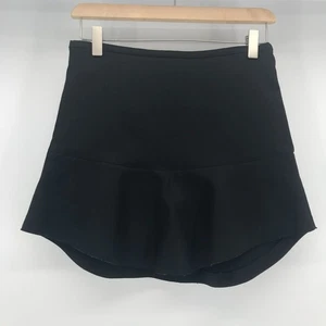 Gonna IRO Timothy donna US 2 francese 34 nera misto seta scuba mini zip posteriore - Foto 1 di 9