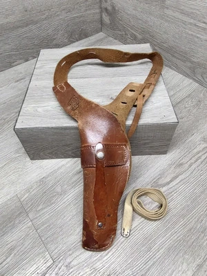 Coldre de couro vintage Lava Inc equipamento policial detetive NYC!!! - Imagem 1 de 4