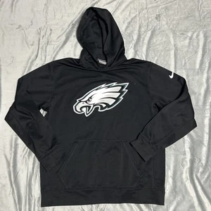 Nike Philadelphia Eagles On Field Hoodie Mens Size Large NFL Football Black - Picture 1 of 7