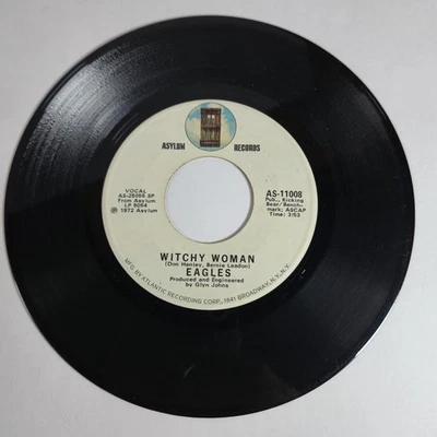 Eagles "Witchy Woman" 45 Vg+ Tested Jukebox 1972 Rare  - Image 1 of 4