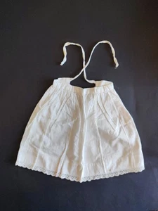 Vêtement Ancien Sous Jupe Fond D E Robe Enfant Coton Et Dentelle - Picture 1 of 20
