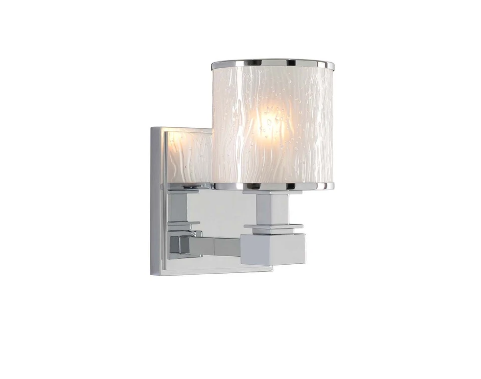 Kalco 313531 Destin 7" Tall Bathroom Sconce - Chrome - Image 1 of 1