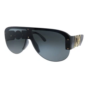 Gafas de sol Versace VE 4391 GB1/87 negro plástico escudo lente gris - Imagen 1 de 8