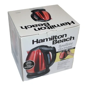 Hamilton Beach Red Stainless Steel 10-Cup Electric Kettle 40872 - Picture 1 of 5