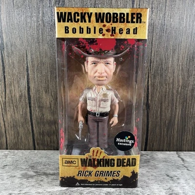 Funko Wacky Wobbler - The Walking Dead - Bloody Rick Grimes - Exclusivo de Hastings Foto 1 de 4