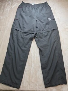 Pantalones deportivos vintage K Swiss para hombre L gris convertible - Imagen 1 de 11