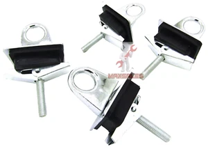 Puntos de anclaje y ganchos de amarre de perno para plataforma de camión automotriz de metal de 4 piezas - Imagen 1 de 3