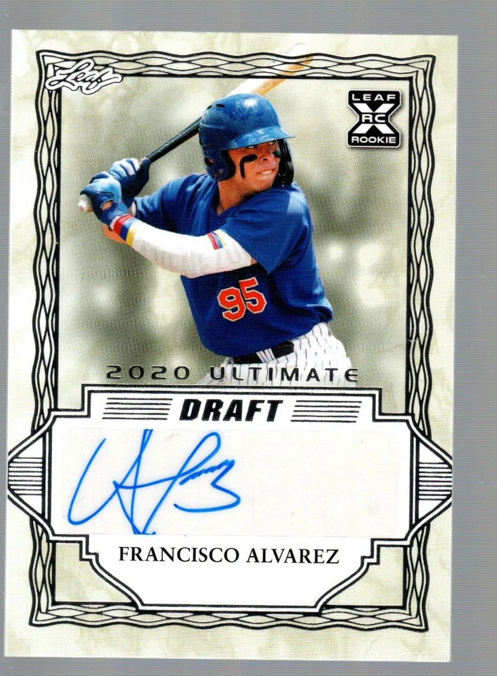 2020 Leaf Ultimate Draft Autograph #BA-FA1 Francisco Alvarez - Image 1 of 1