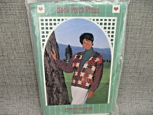 Stardust Cardigan Quilted Star Pattern Jacket Sewing Pattern Womens Gail Abeloe - Picture 1 of 7